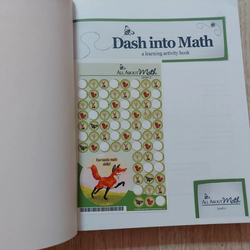 All About Math Level 2 Dash Into Math Activity Book Fluency Building Games